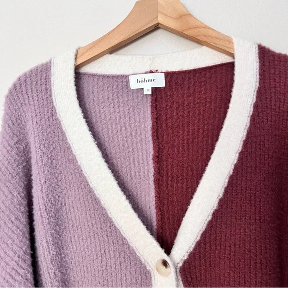 Böhme Lacey Colorblock Cardigan Sweater - Picture 4 of 13